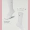 Ventilated  soft mesh embroidered socks - Image 3