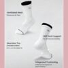 Ventilated  soft mesh embroidered socks - Image 2