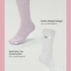 Ventilated  soft mesh embroidered socks - Image 4