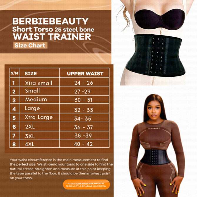 Short Torso 25 steel bone waist trainer - Image 4