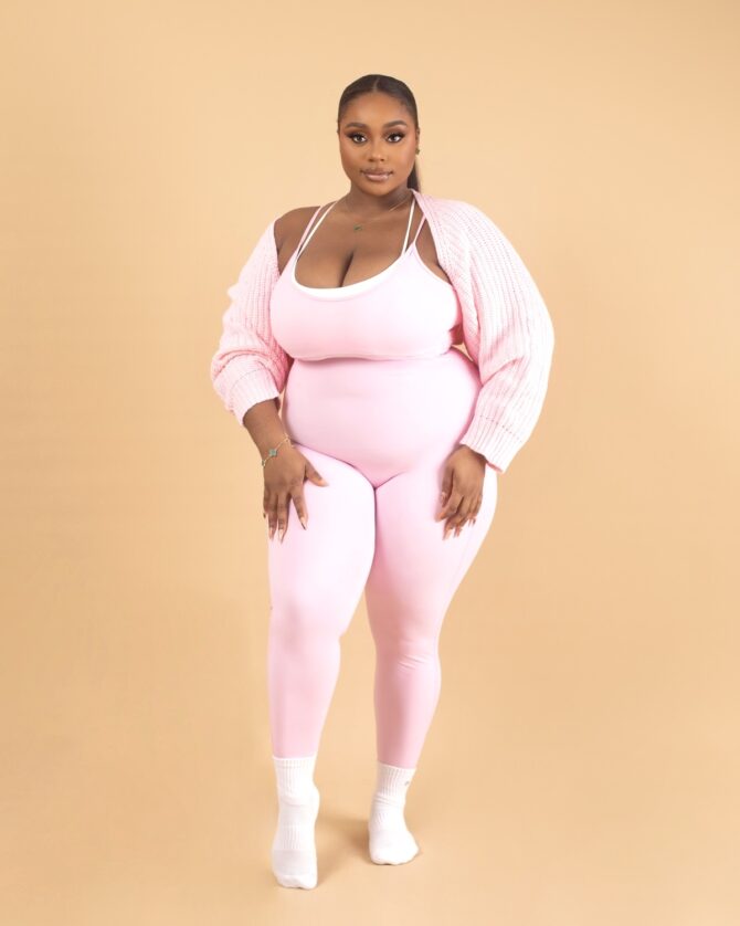 BLUSH SCLUPT JUMPSUIT SET - Image 4