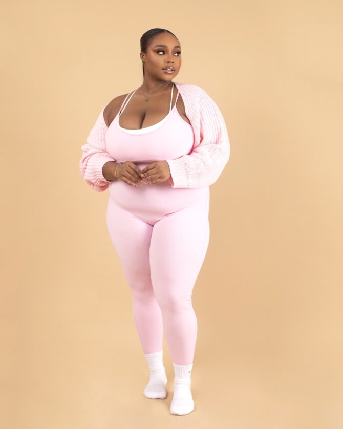 BLUSH SCLUPT JUMPSUIT SET - Image 5