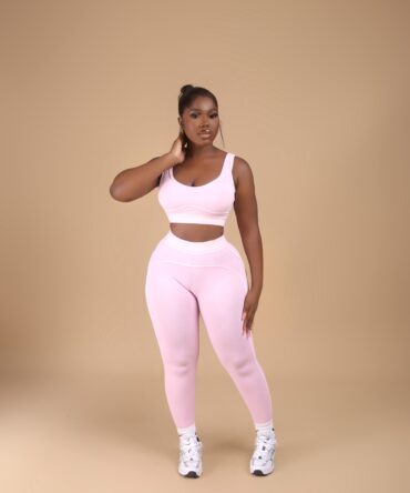 WILLOW SET - Pink, Small: UK 8-10