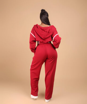 SUGAR RUSH TRACKSUIT - Wine, Medium: UK 12