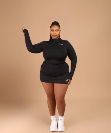 SKYLAR SKORT SET - Large: UK 14-16, Black