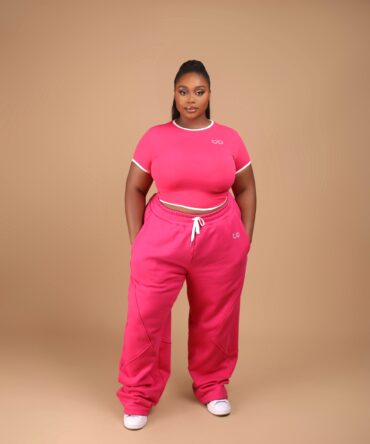 TILLY JOGGER SET - Large: UK 14-16, Pink